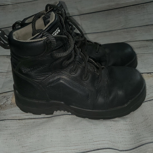 Rockport Men's Waterproof Work Boots Size 8 - Picture 3 of 10